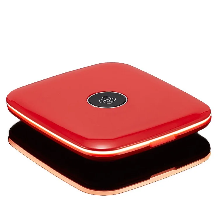 Красивое зеркало для макияжа портативное зарядное устройство мобильного