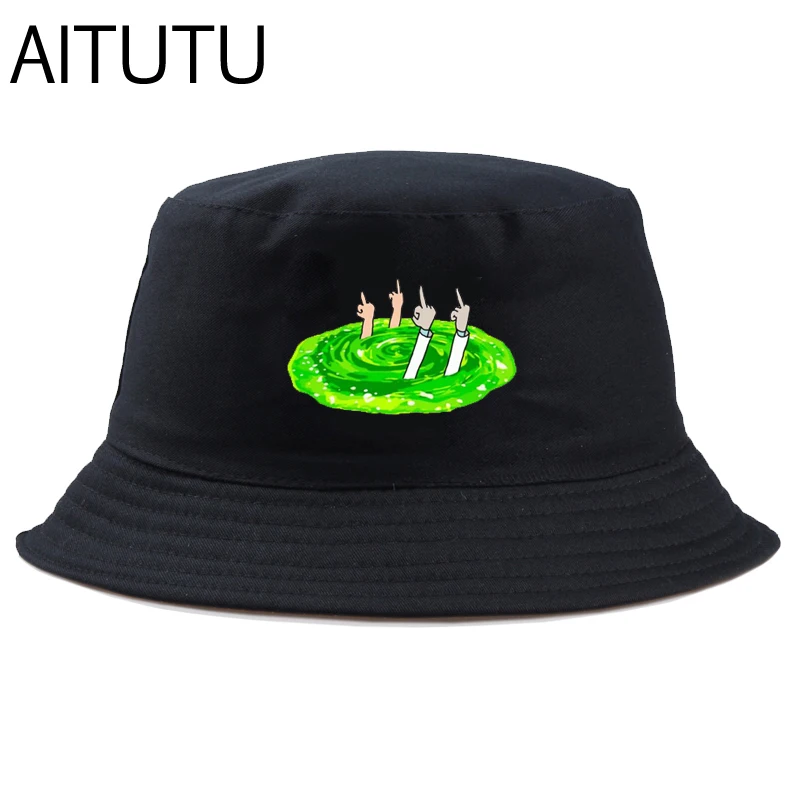 

Unisex Cotton Bucket Hats Women Summer Sunscreen Panama Hat Men funny cartoon Sunbonnet Fedoras Outdoor Fisherman Hat Beach Cap