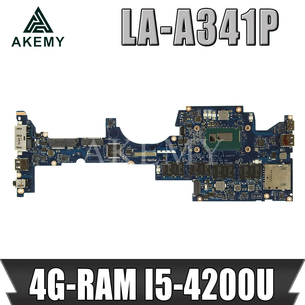 ZIPS1 LA-A341P материнская плата для ноутбука For Lenovo ThinkPad YOGA S1 оригинальная 4G-RAM I5-4200U |