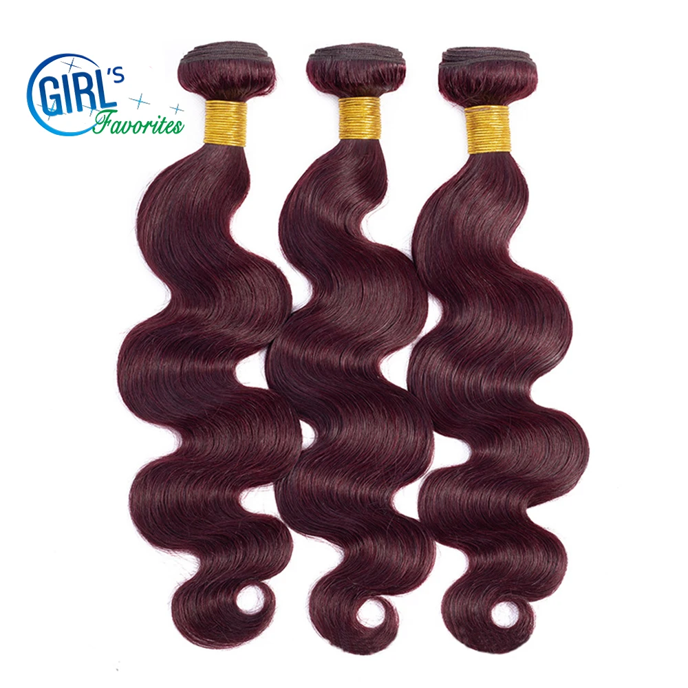 

Пупряди человеческих волос 99j, пупряди бордовых волос 30 дюймов, пучок волнистых волос 3/4, мягкие волосы для наращивания без повреждений