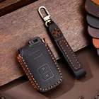Чехол для автомобильного ключа из воловьей кожи, защитный чехол для Toyota 4 runner, Tundra, Tacoma, Camry, Corolla, Highlander