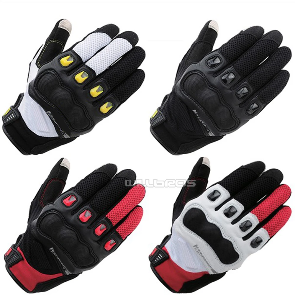 

RST412 Mesh Carbon Summer Short Gloves MX Riding Bicycle Bike Motorcycle Touring Off-road