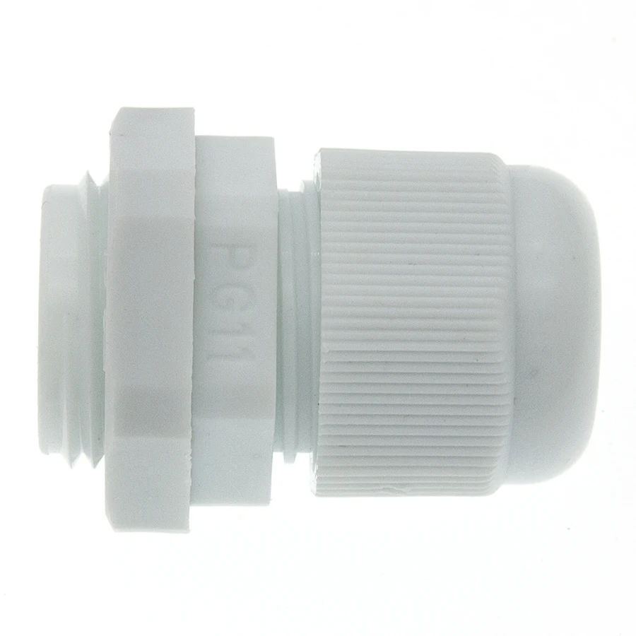 10pcs IP68 PG7 PG9 PG11 for 3-6.5mm-10mm Wire Cable CE White Waterproof Nylon Plastic Gland Connector | Электронные компоненты