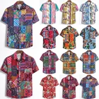 Новинка 2021, повседневная Льняная мужская рубашка, свободная крутая модная пляжная гавайская рубашка на пуговицах, Европейская и американская рубашка большого размера 5XL