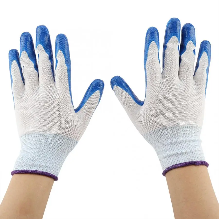 1 пара Нескользящие водонепроницаемые перчатки для работы в саду|Бытовые