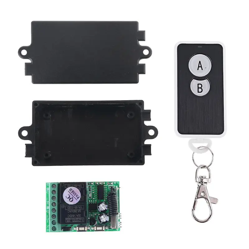 Модуль приемника управления 433 МГц DC12V 2CH реле беспроводной пульт дистанционного