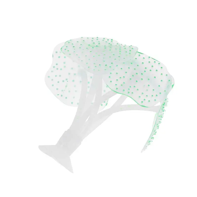 2 шт. искусственные медузы зеленые флуоресцентные силиконовые украшения для