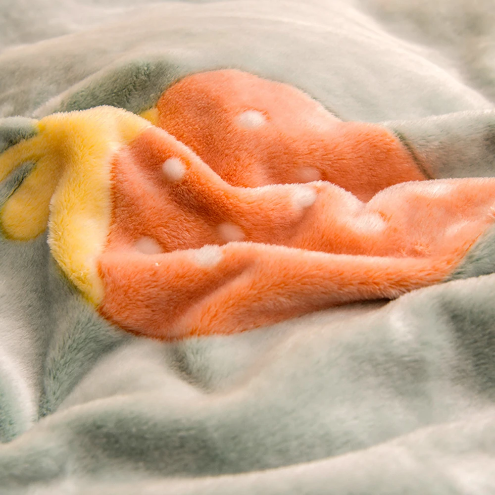 Домашний текстиль 1 шт. фланелевый пододеяльник мягкий теплый флисовый зимний с