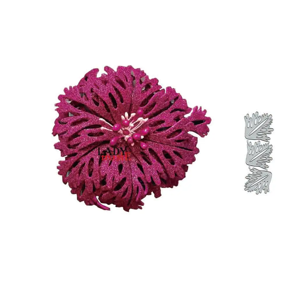 

3Pcs Special Flowers Metal Cutting Dies Mold Stencil Template for DIY Scrapbooking Paper Album Photo Cards Making Dies Cut Die