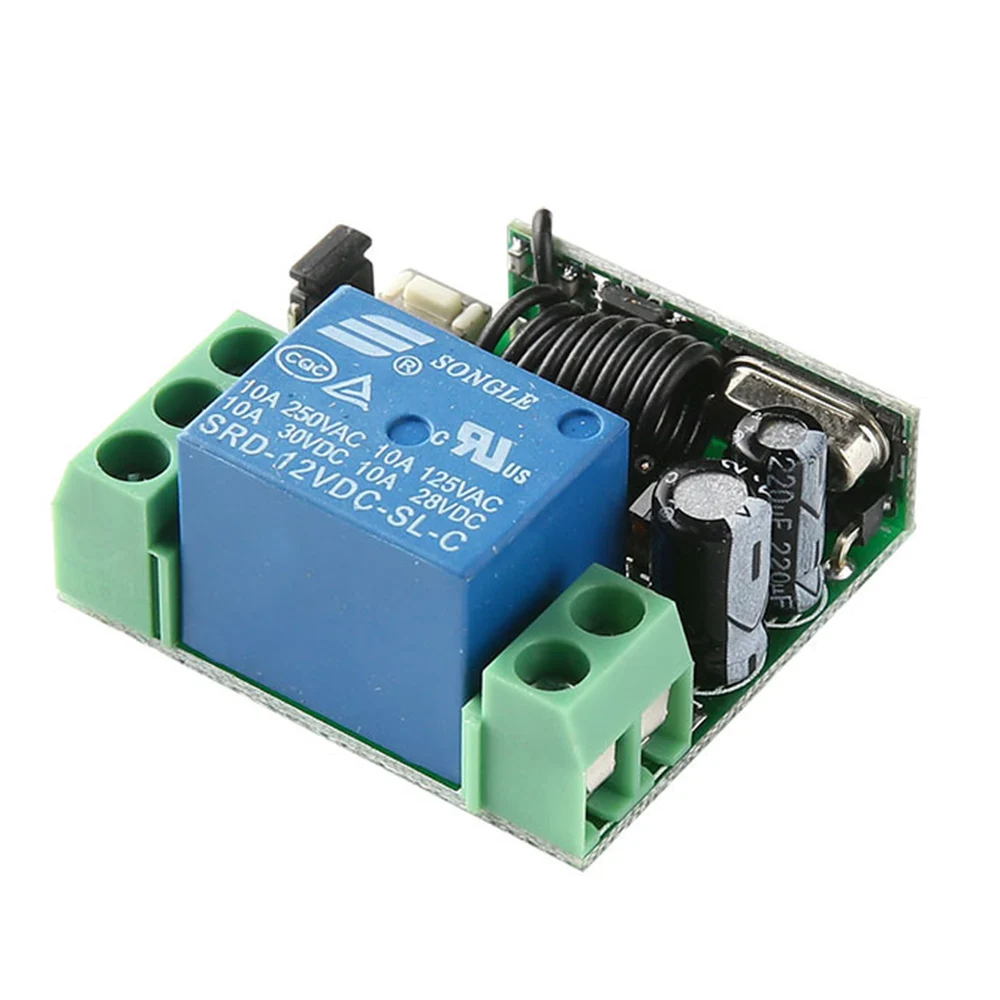 OWGYML беспроводной пульт дистанционного управления выключатель питания DC12V 10A 433