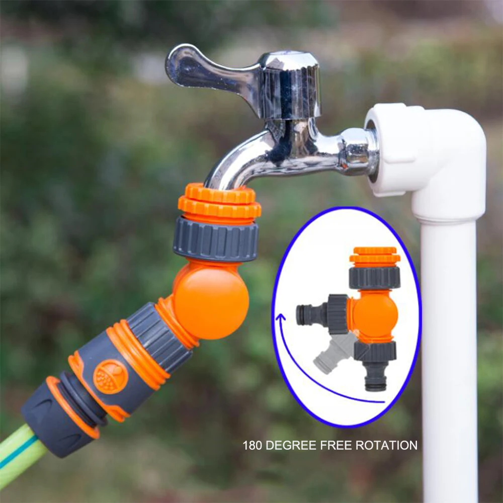 

Garden Faucet Adapter Hose Quick Connection Watering Irrigation Equipment Plastic Anti-bending Gardening Supplies Water Pipe