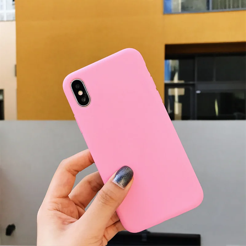 Ktggj-rose Модный матовый Силиконовый чехол для Xiaomi mi 9 SE 8 Lite A2 A1 Capa для Red mi 6 Pro 6A 5 Plus 5A 4X 4A милый резиновый чехол карамельного цвета - Цвет: Ktggj-rose
