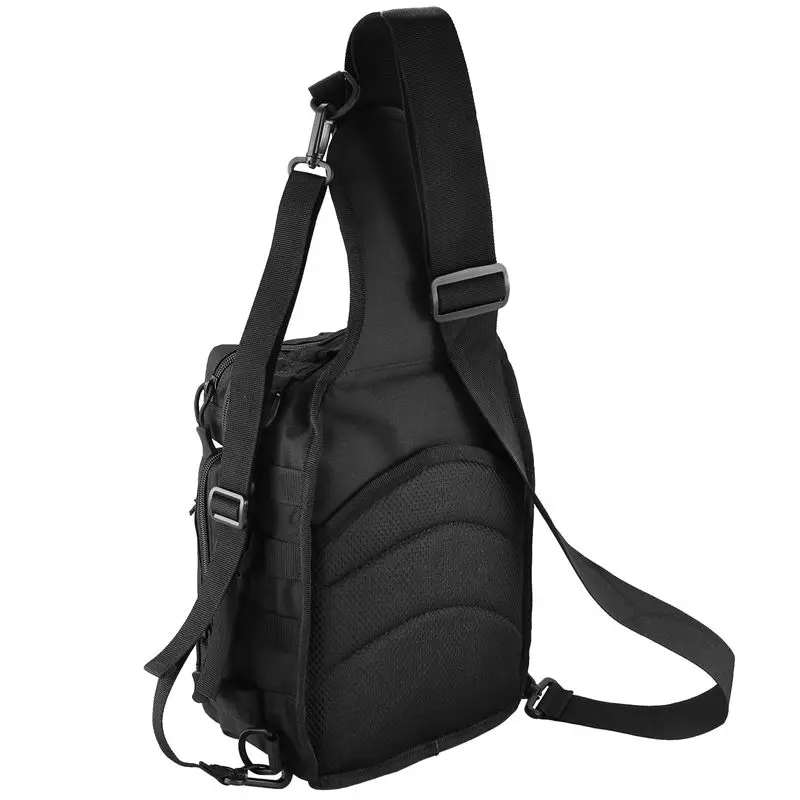 

Fishing supplies storage bag outdoor shoulder bag messenger bag black