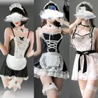 Горячее предложение, женское платье горничной, костюм униформы для ролевых игр, Экзотическая одежда, сексуальное нижнее белье, косплей, порнокостюмы