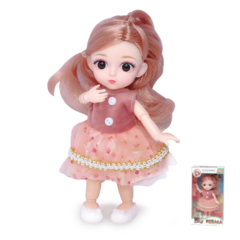 Модные куклы 16 см с одеждой и аксессуарами мини шарнирная кукла подвижным