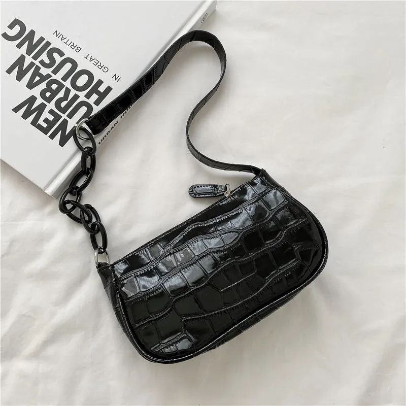 

New Woman Shoulder Bag Fashionable Simple Chain Messenger Bag High Quality Luxury Designer Handbag 2021 New Female Underarm Bag