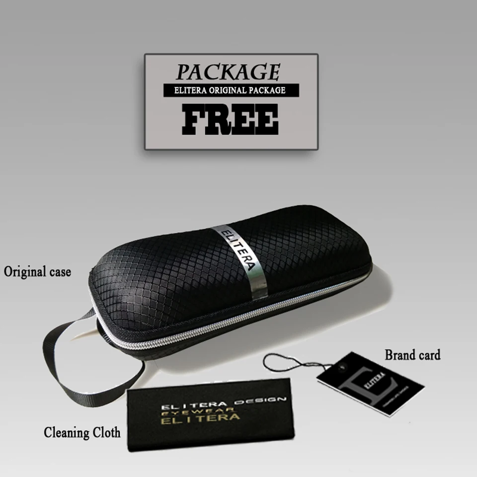 Мужские поляризованные зеркальные солнцезащитные очки ELITERA из алюминия мужские