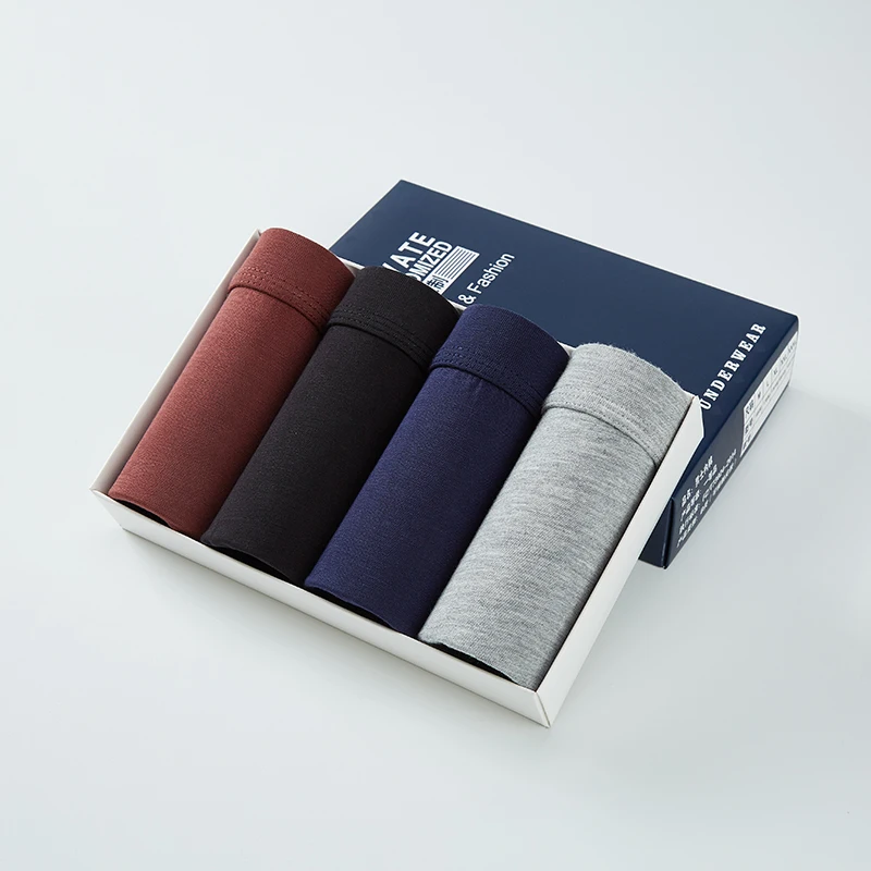 Трусы боксеры Мужские дышащие 4 шт./комплект|Мужские трусы боксеры| |