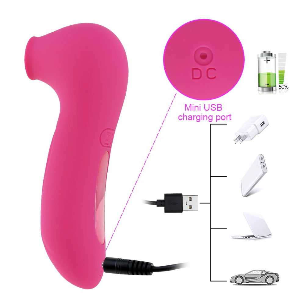 10 режимов интенсивности клитора сосание вибратор секс игрушка для женщин Adorime