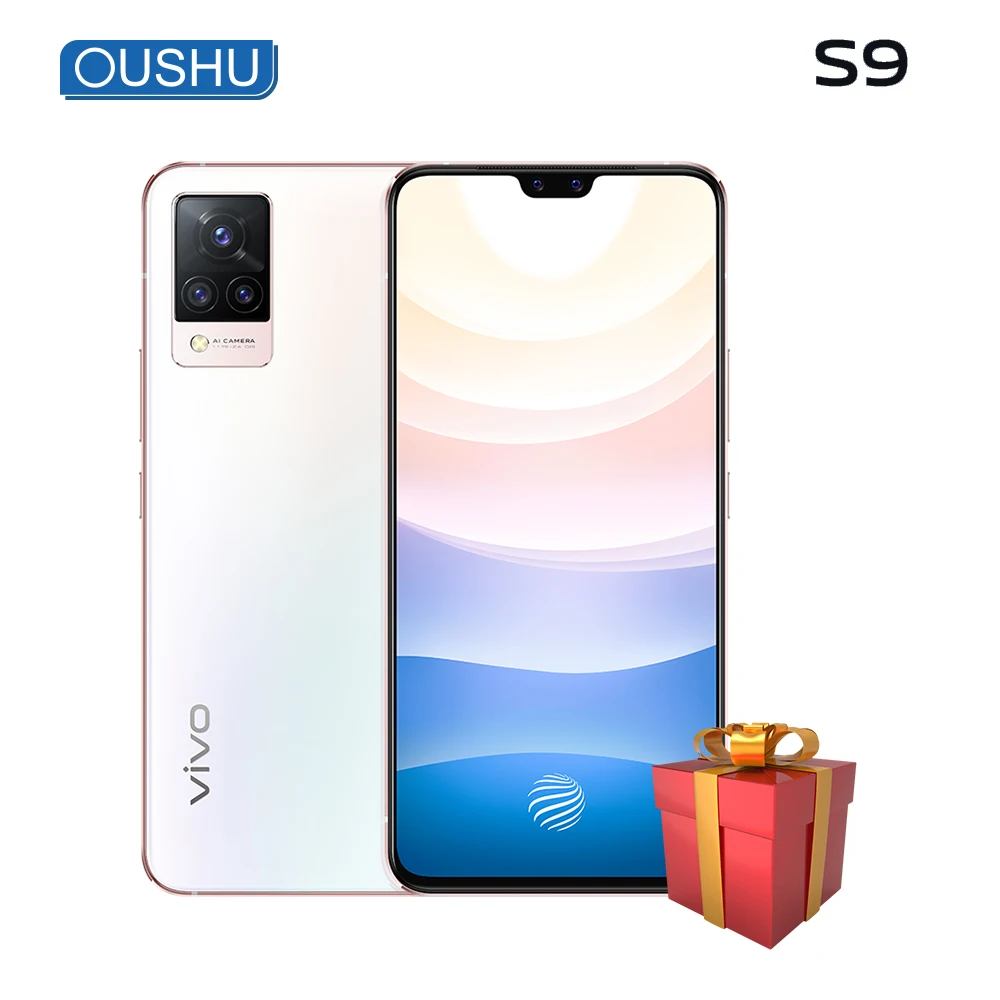 

Original vivo S9 Dual 5GSmartphone 6.44â€˜' 90 Hz Refresh Rate AMOLED Screen 64MP Main Camera MTK Dimensity 1100 NFC cellphone