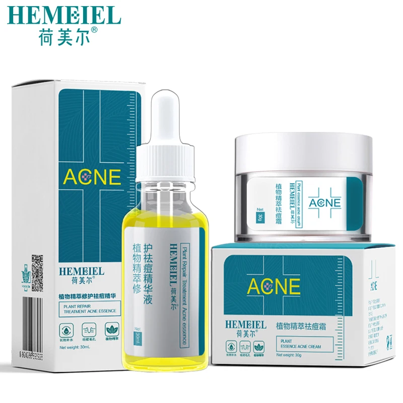 

HEMEIEL Acne Treatment Face Cream Blackhead Repair Oil Control Shrink Pores Scar Collagen Cream Anti-Aging Whitening Moisturizer
