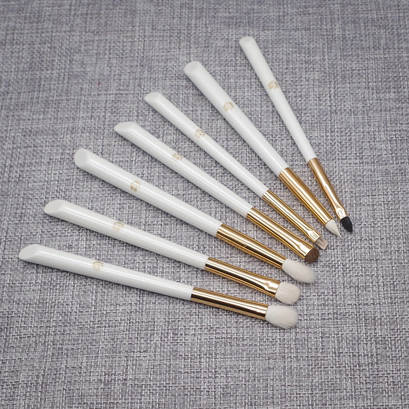 Набор профессиональных кистей для макияжа ручной работы 7 шт. кисти растушевки