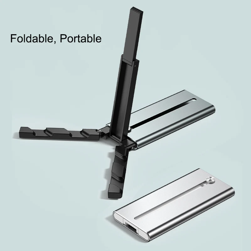 Offerte Padcover Pieghevole Invisibile Sottile Sottile Sottile Supporto Per Telefono Cellulare Supporto Per Tablet Supporto Da Scrivania