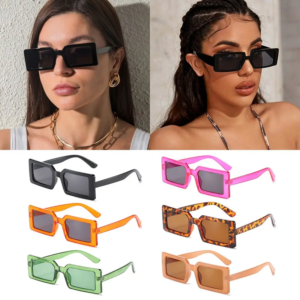 

Sexy Fashion UV400 Protection Narrow Square Frame Rectangle Sun Glasses Square Sunglasses for Women Sun Glases Eyewear