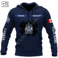 plstar cosmos canada flag national emblem 3d printed hoodies sweatshirts zip hooded for manwoman casual streetwear style c30