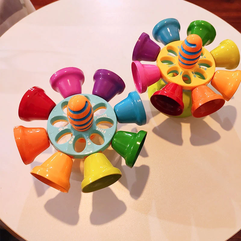 

Baby Colorful 8 Note Percussion Bell Hand Bell Musical Toy For Kids Children Baby Early Education Musical Instrment Gift