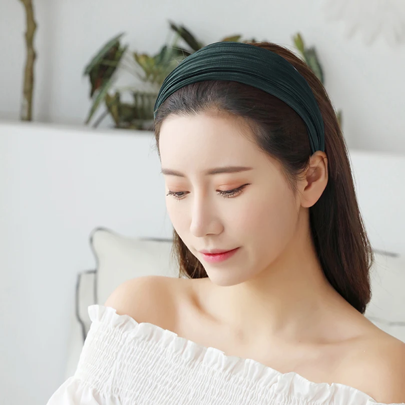 Женская широкая кружевная лента для волос AWAYTR аксессуар с леопардовым принтом