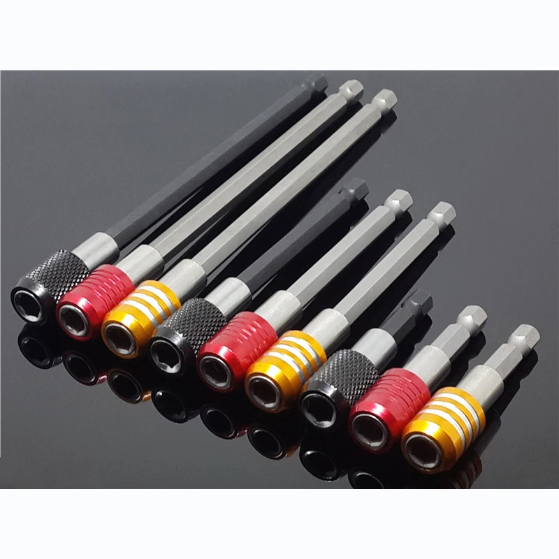 6 Размеры удлинитель 1/4 шестигранный винт патрон адаптер Магнитная отвертка Ударная дрель сверло инструмент