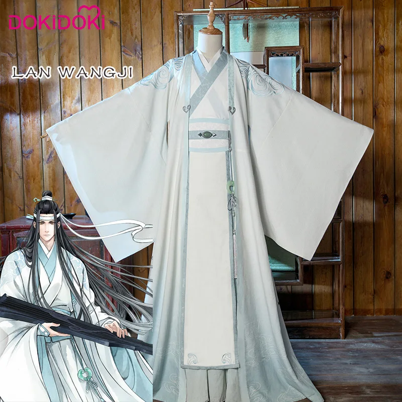 DokiDoki Аниме Косплей Mo Dao Zu Shi Lan Wangji взрослый Ver Костюм Wang Ji мужской костюм на