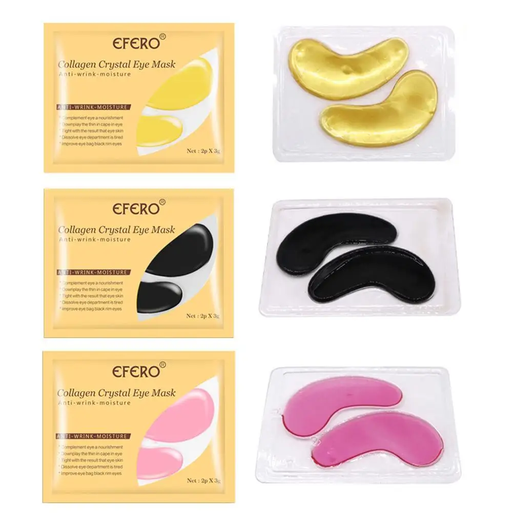 

1 Pair Crystal Collagen Gold Eye Mask Anti-Aging Dark Beauty Cosmetics Beauty Skin Acne For Eye Eye Patches Care Mask Circl V3T8