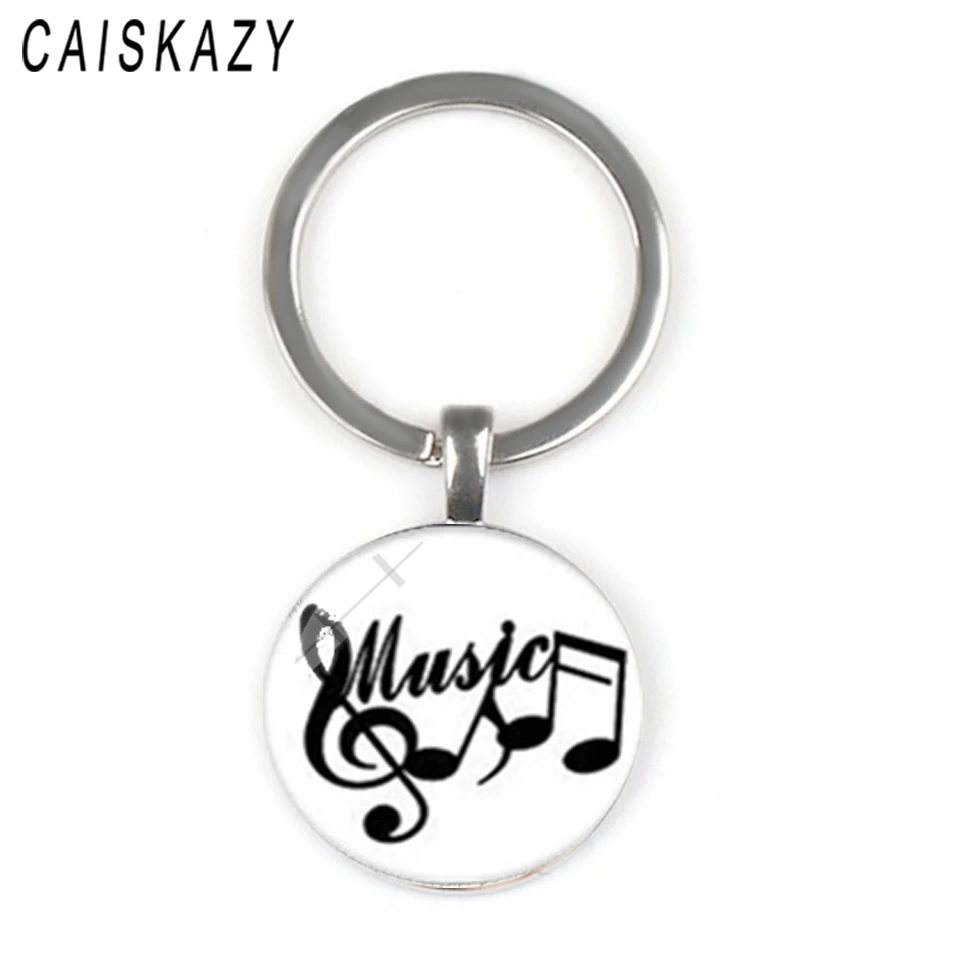Новый дизайнер геометрический музыкальный символ мечты выпуклый кабошон брелок