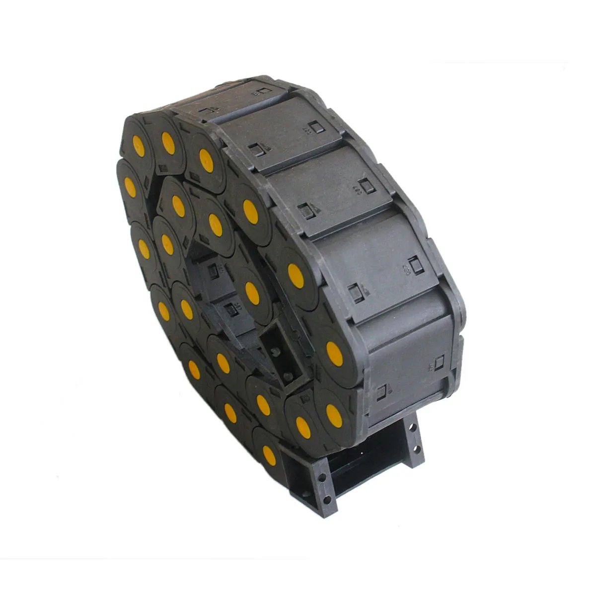 1PCS R55 25mm x 57mm Black Enhanced Plastic Nylon Drag Chain Cable Carrier 1M Length Full-Closed for CNC Machine | Обустройство дома