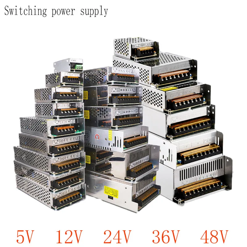 

Switching Power Supply Light Transformer AC 110V 220V To DC 5V 12V 24V Power Supply Source Adapter For Led Strip CCTV