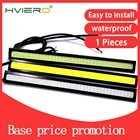 1 шт., автоматические COB Противотуманные фары, светильник ходовые огсветильник, водонепроницаемые, обновленные, ультра автостайлинг, 17 см, 14 см, COB светодиодсветильник