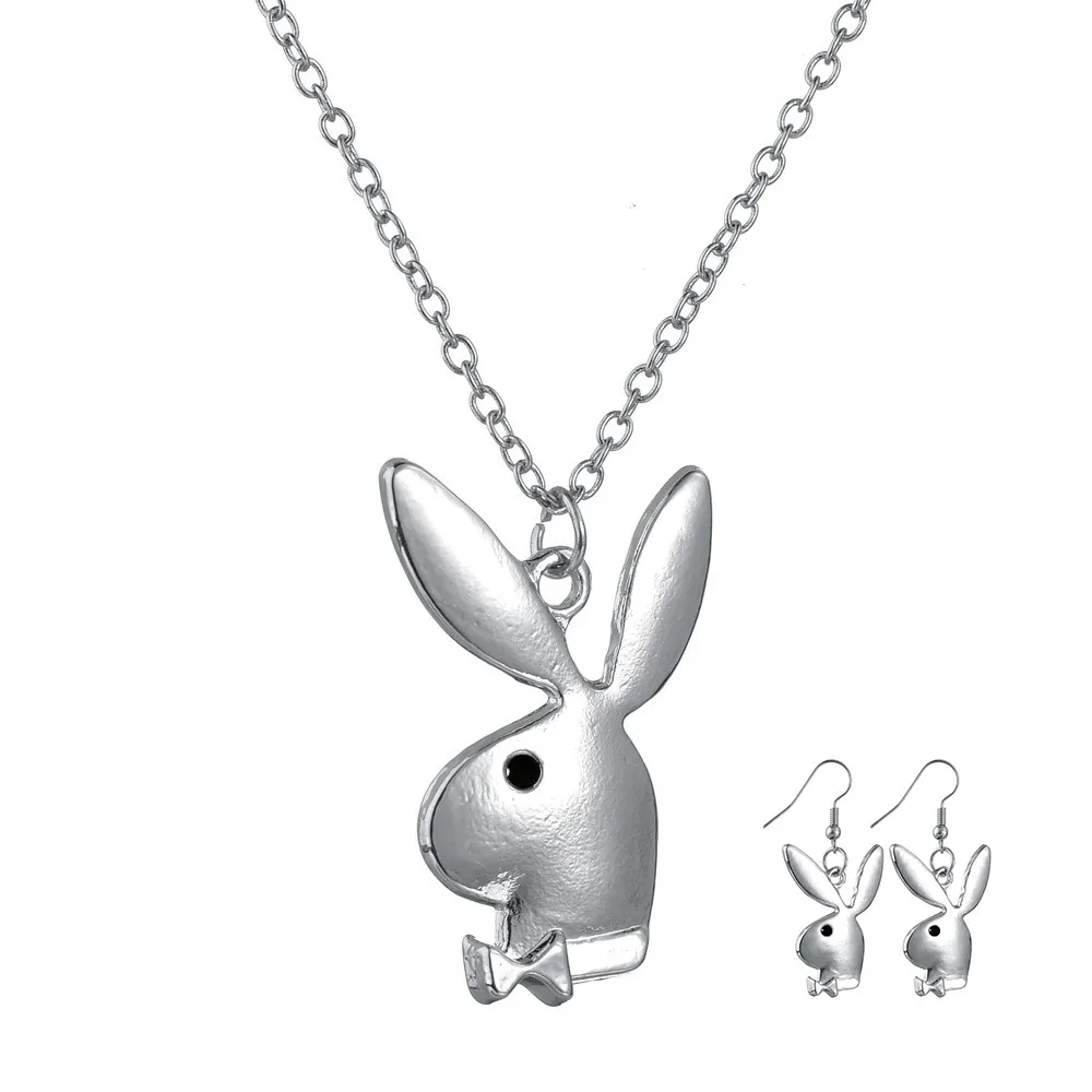 2020 новый хит в стиле хип хоп Playboy Цепочки и ожерелья Кролик Подвеска &quotКролик&quot