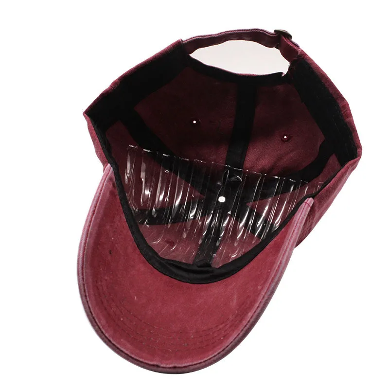 

baseball caps men women outdoor sports summer hats adjustable embriodery casual vintage solid spring summer washed cotton caps