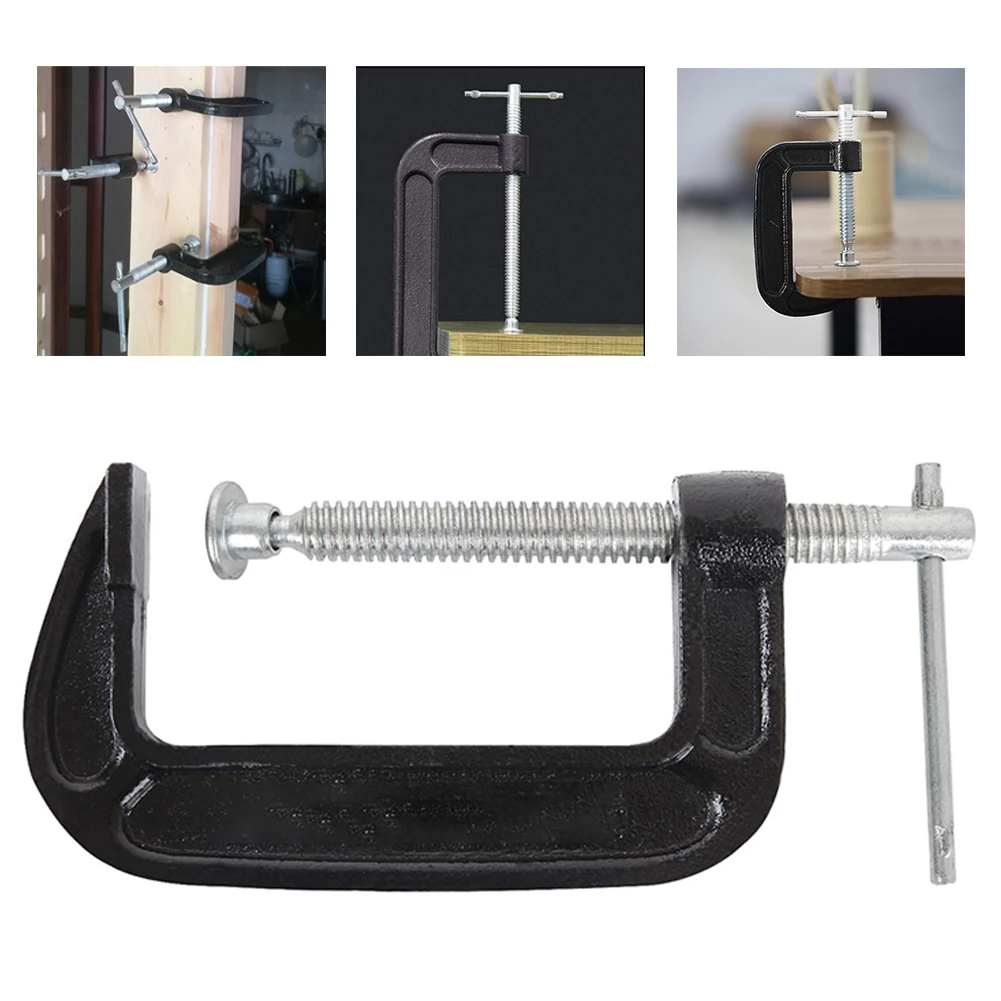 

G Clamp Heavy Duty Steel Holder C Clamp For Industrial Woodworking Building Welding Automotive Woodwork Metal Clamping 3Pcs/Set