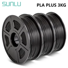 SUNLU PLA PLUS Filament 1kg 1.75mm 3D Printer Filaemnt pla + 3 rolls Material For 3D Pen PLA Filament Extruder Consumable