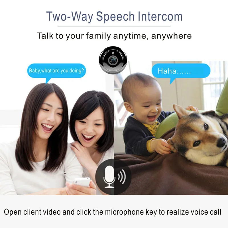 Мини ip-камера Wifi 2.0MP HD CCTV IR ночное видение Обнаружение движения маленькая беспроводная микро камера Детский Монитор P2P Домашняя безопасность
