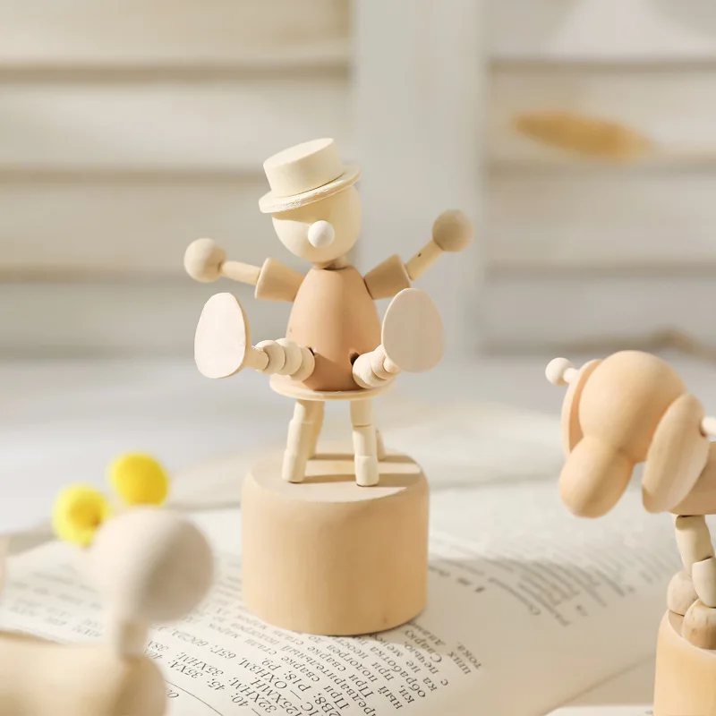 

Painting small animals mini desktop ornaments creative cute student children's educational toys Nordic style bedroom decoration