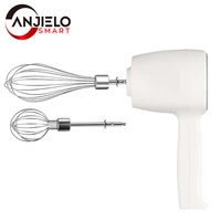 anjielosmart cordless 5 speed electric automatic mixer multifunctional mini milk frother whipping cream baking egg beater