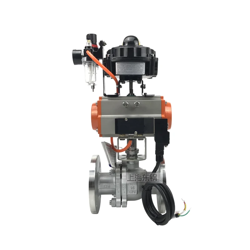 Взрывозащищенный Пневматический шаровой клапан из нержавеющей стали Паровой