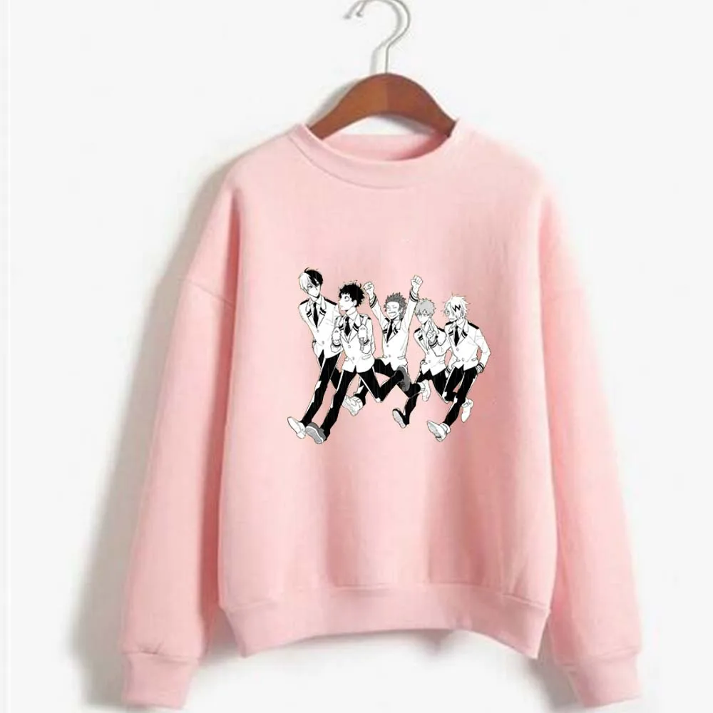 

My Hero Academia Hot Anime Hoodie Fashion O-neck Long Sleeve Loose Men