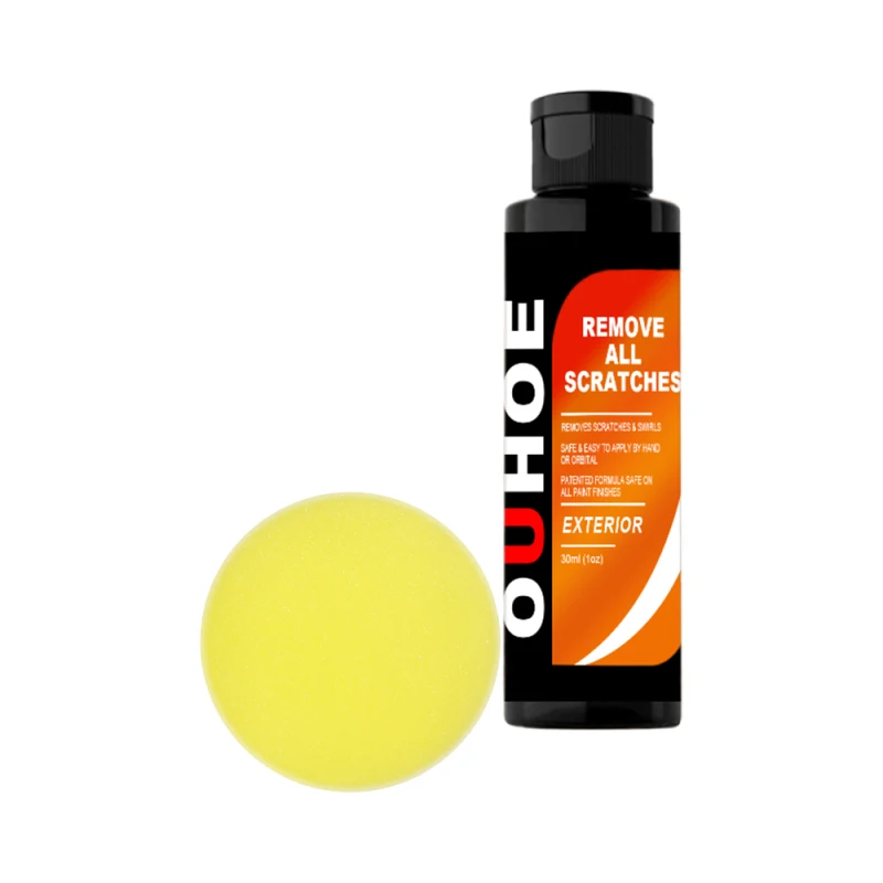 

30ml Quick Fixing Scratch Repair With Cleaning Sponge Car Scratch Remover Remover Brighten Gloss Care Maintenance Remover