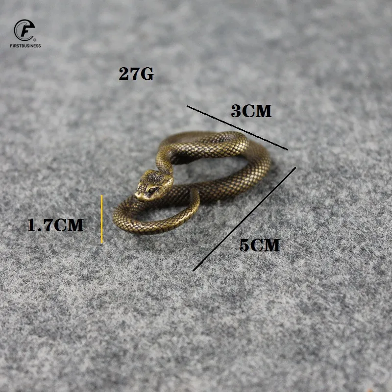 Новинка медные фигурки домашних животных ручной работы в виде змеиного чая