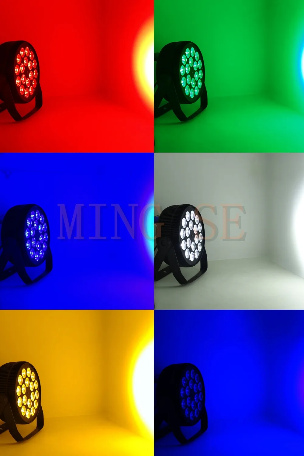 18x18 Вт алюминиевый светодиодный par свет RGBWA UV 6в1 светодиодный плоский панель с DMX512 контролем сценический свет DJ диско осветительная лампа